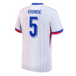 Fotbalové Dres Francie Jules Kounde #5 Venkovní Oblečení ME 2024 Krátký Rukáv